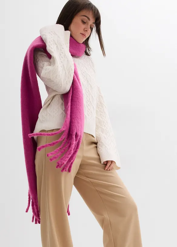 Bukse i ullstil med komfortlinning, bonprix