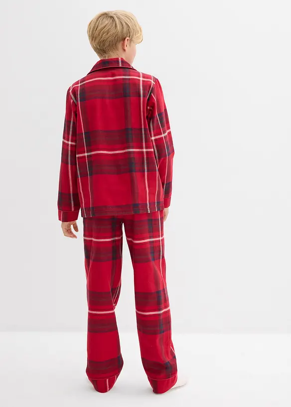 Pyjamas i myk bomullsflanell (2-delt sett), bonprix