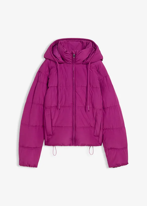 Kort, vattert jakke, bonprix