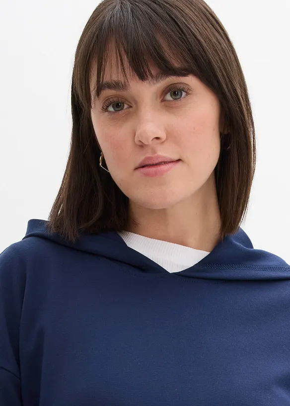 Hettegenser i behagelig Punto di Roma-materiale, bonprix