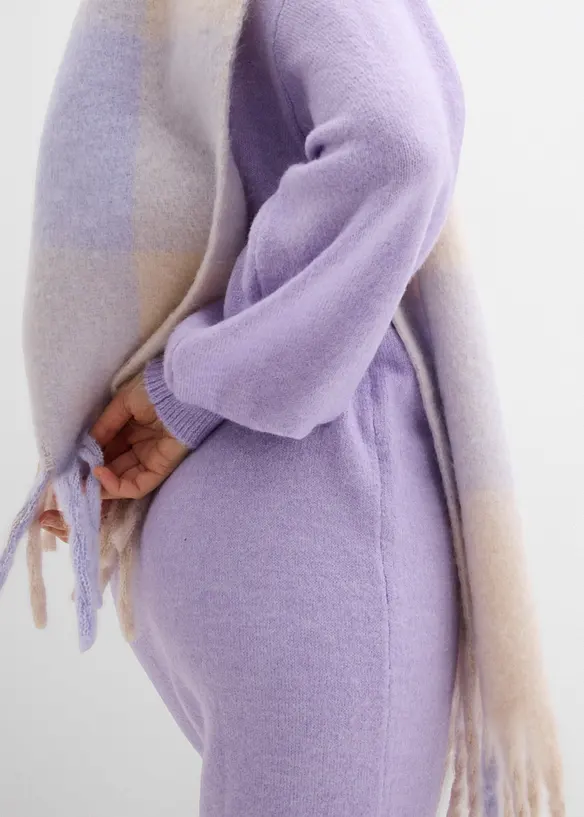 Kjole i strukturstrikk, bonprix