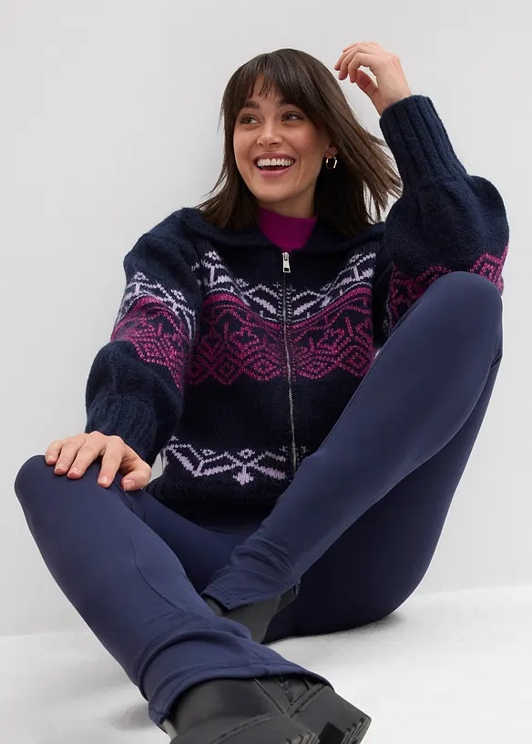 Leggings med glidelås i kanten, bonprix