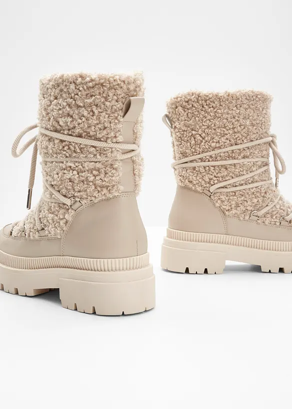 Fôrede snøreboots, bonprix