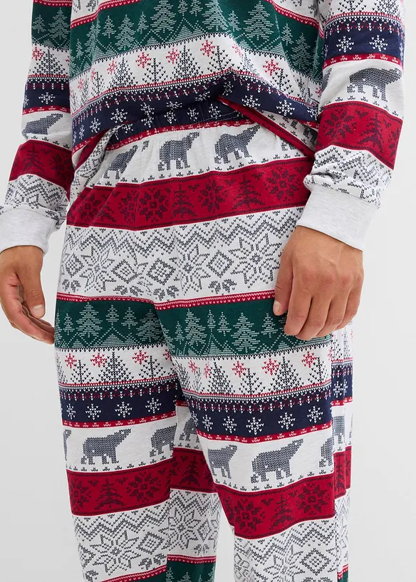 Pyjamas i 100% bomull, leveres med gavepose, bonprix