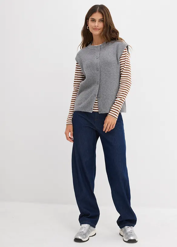 Strikket vest, bonprix