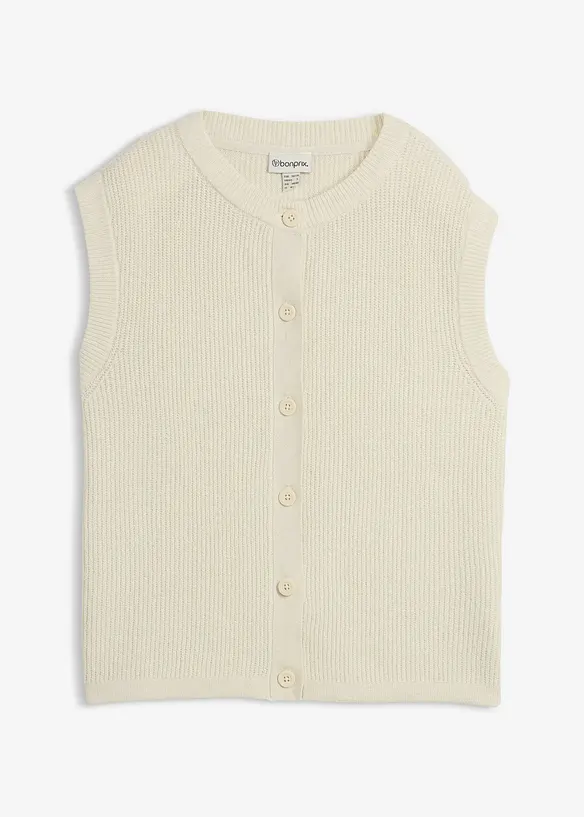 Strikket vest, bonprix
