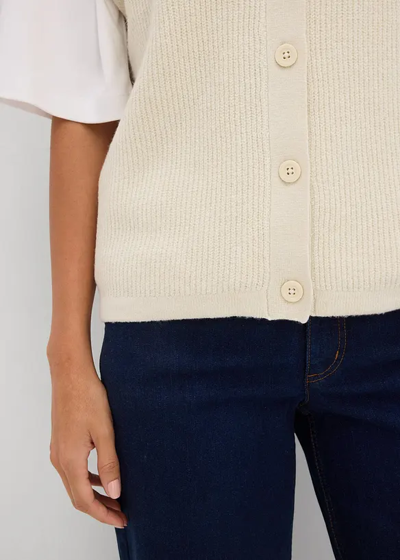 Strikket vest, bonprix