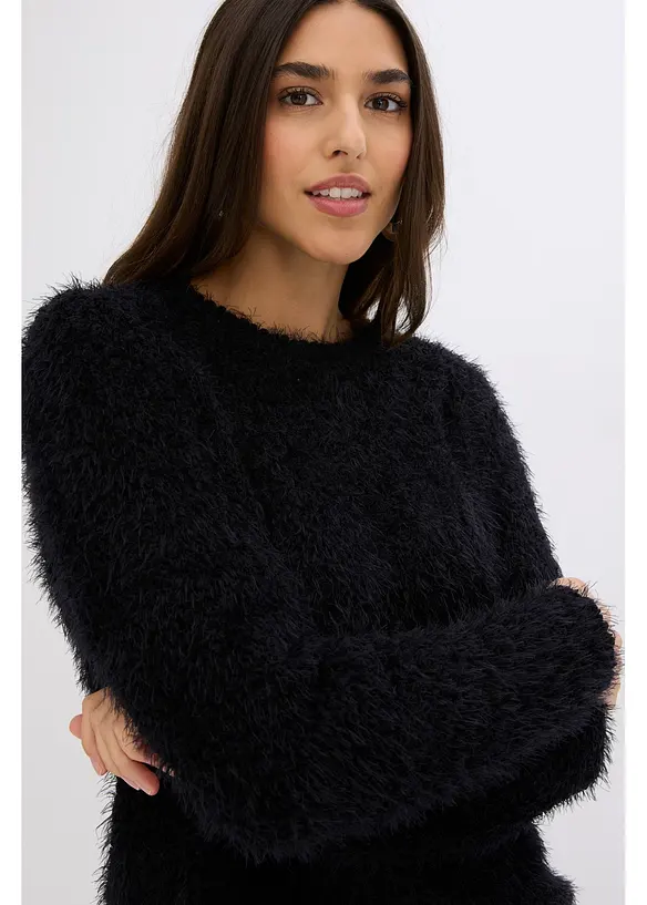 Grovstrikket genser, bonprix