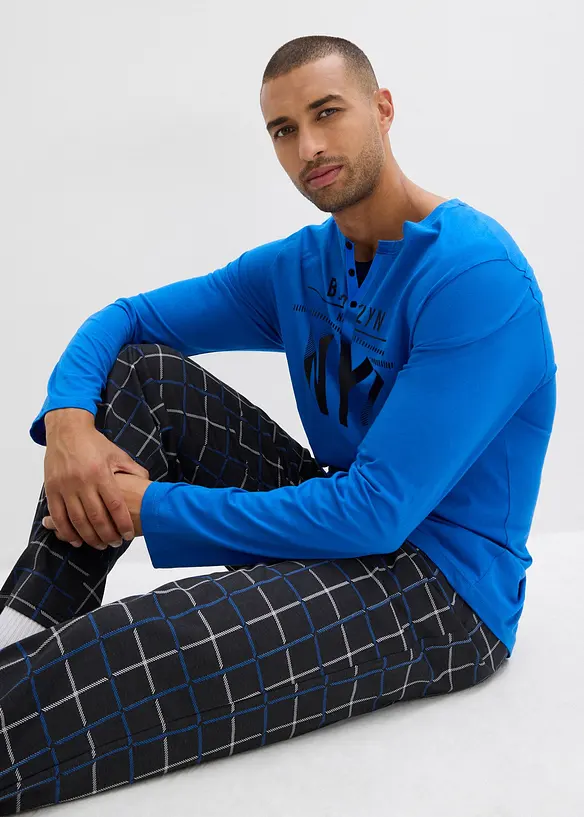 Pyjamas i 100% bomull, bonprix