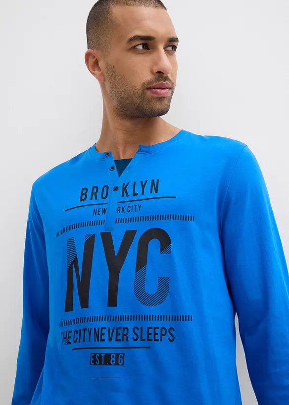 Pyjamas i 100% bomull, bonprix