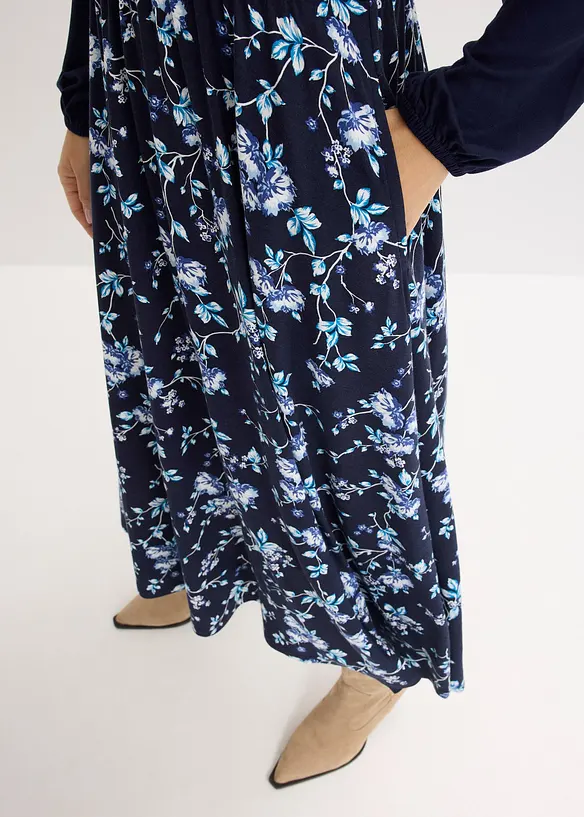 Jerseykjole i viskosemiks, bonprix