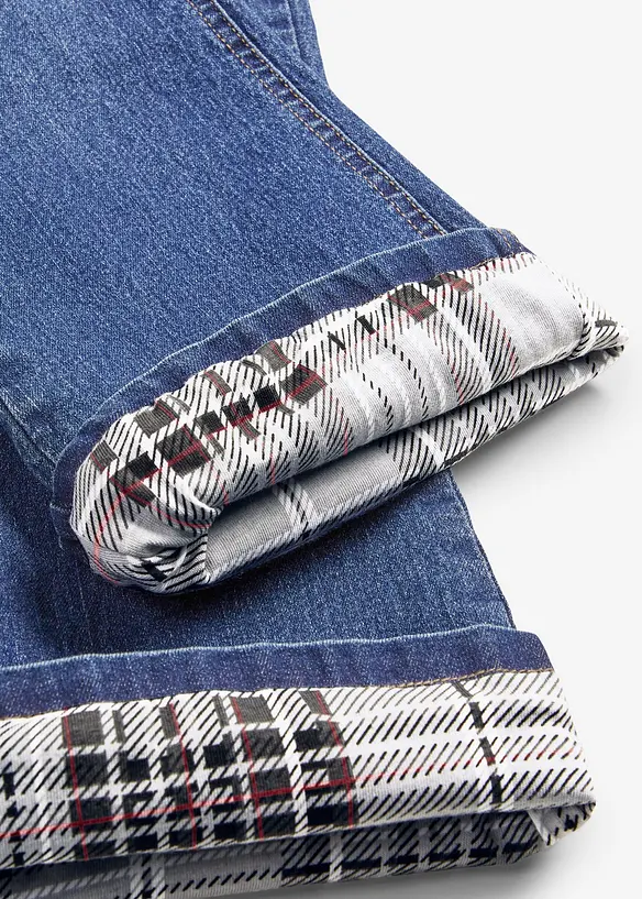 Termo-jeanse flared, High Waist, bonprix