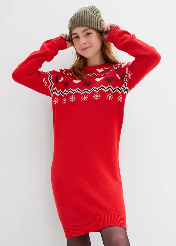 Strikket kjole, bonprix