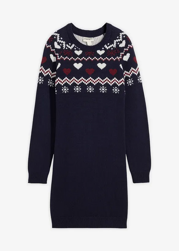 Strikket kjole, bonprix