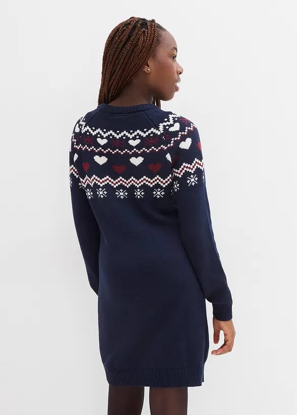 Strikket kjole, bonprix