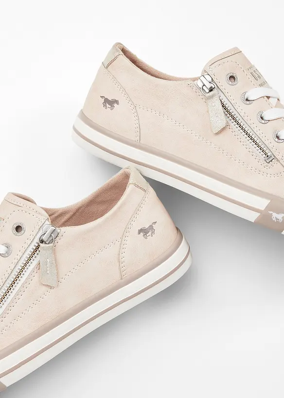 Sneakers fra Mustang med glidel&aring;s, Mustang