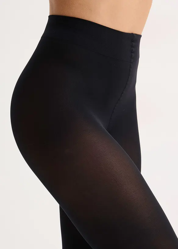 Strømpe-leggings med komfortlinning, 50 den (2-pack), bonprix