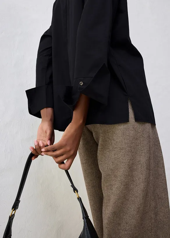 Skjorte med silke, bonprix