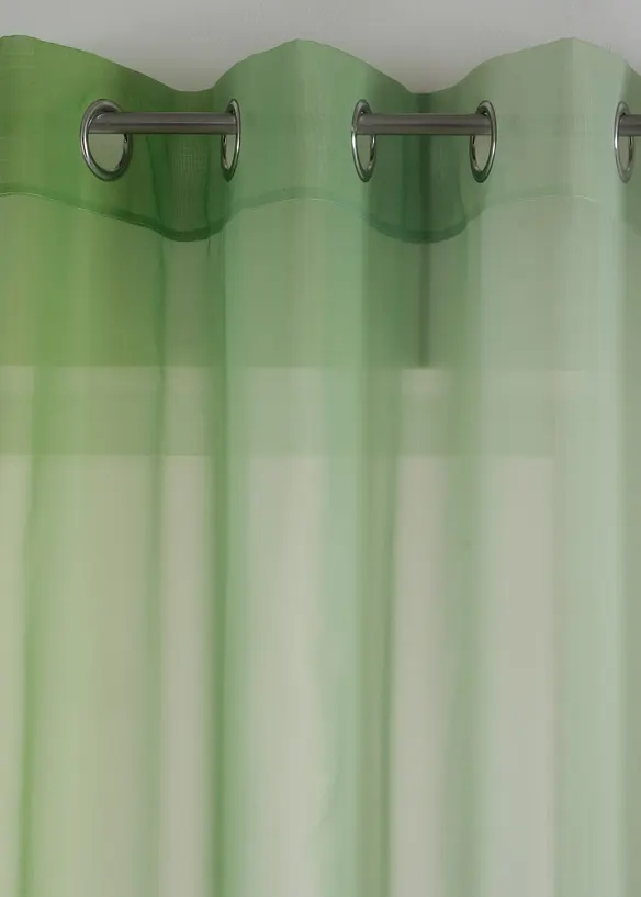 Gardiner i lett voile, f&aring;s ogs&aring; i ekstra lang (2-pack), bonprix