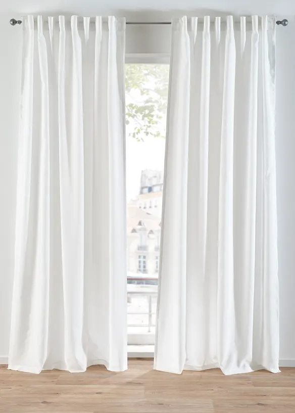 Gardiner i resirkulert materiale (2-pack), bonprix