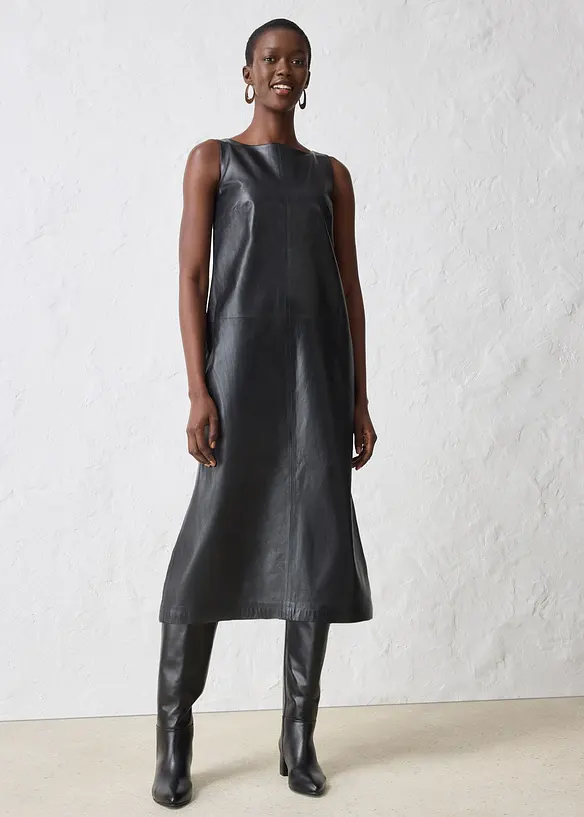 Skinnkjole av lammenappa, bonprix