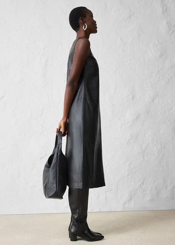 Skinnkjole av lammenappa, bonprix