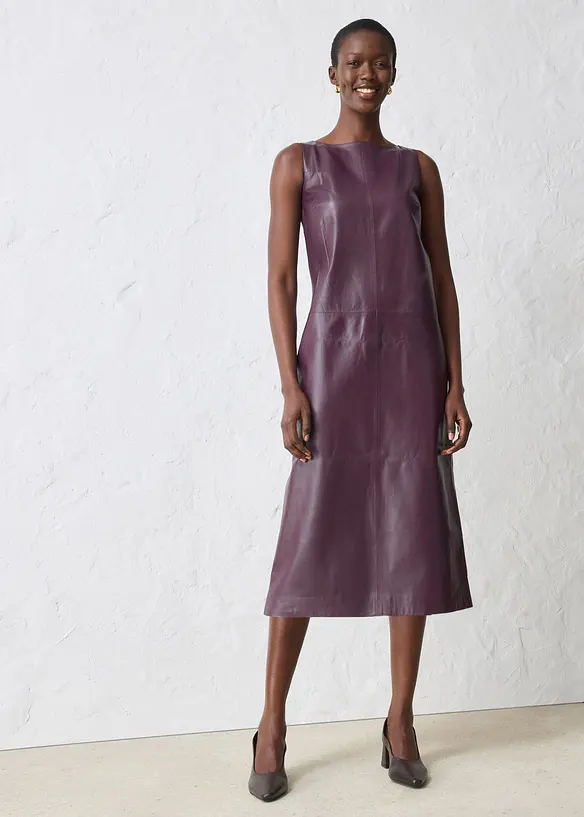 Skinnkjole av lammenappa, bonprix