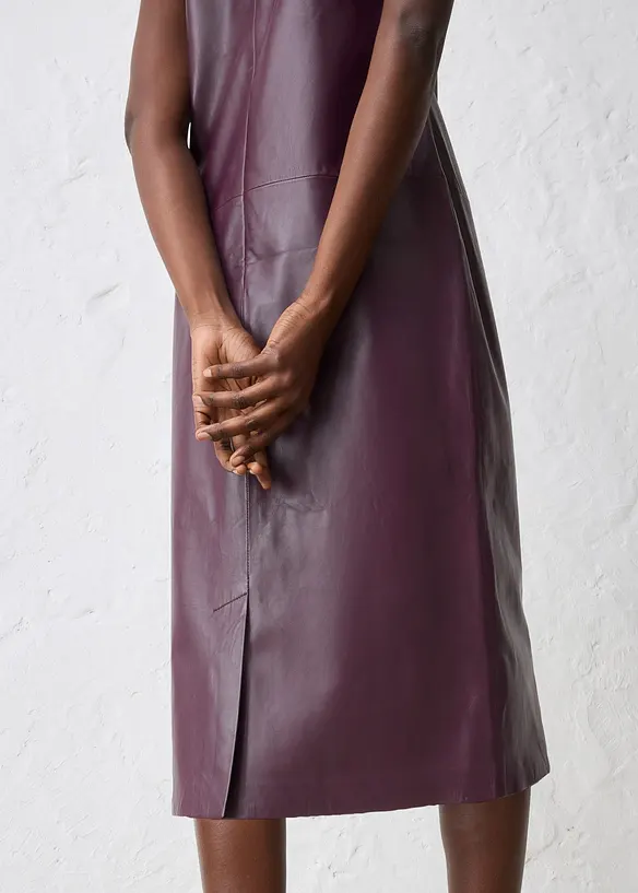 Skinnkjole av lammenappa, bonprix