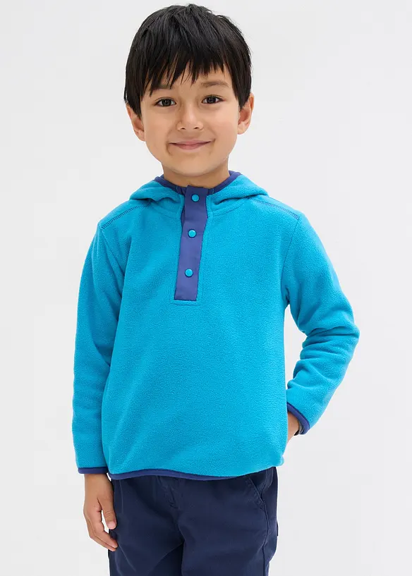 Hettegenser i myk fleece, bonprix
