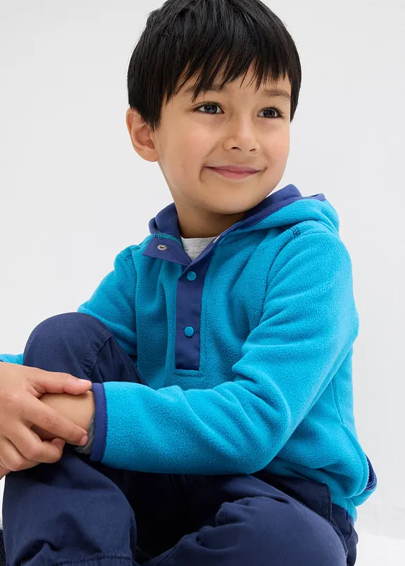 Hettegenser i myk fleece, bonprix