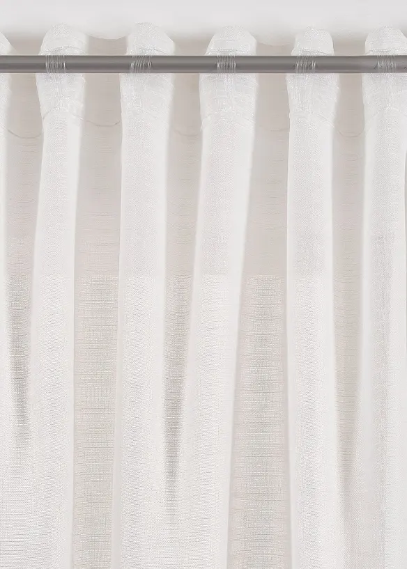 Gardin i strukturmateriale, fås også i ekstra lang (1-pack), bonprix