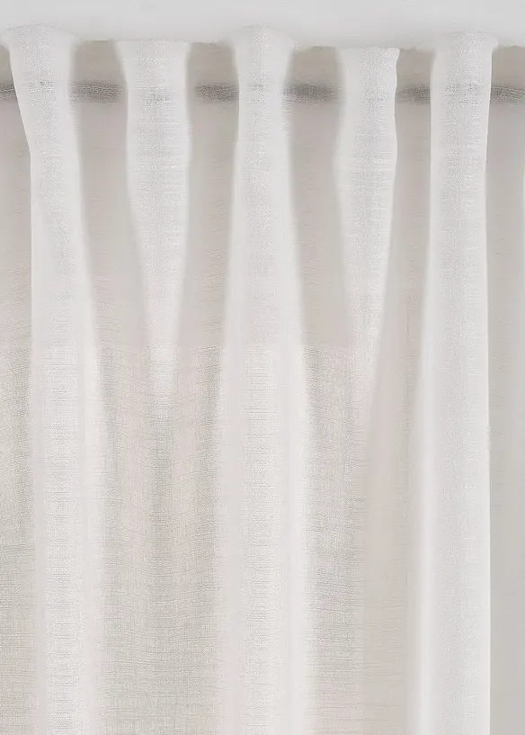 Gardin i strukturmateriale, fås også i ekstra lang (1-pack), bonprix