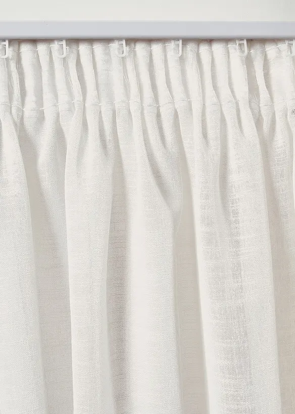 Gardin i strukturmateriale, fås også i ekstra lang (1-pack), bonprix