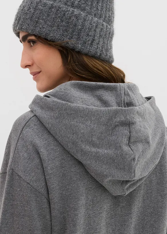 Sweatshirtkjole i 100% bomull, bonprix
