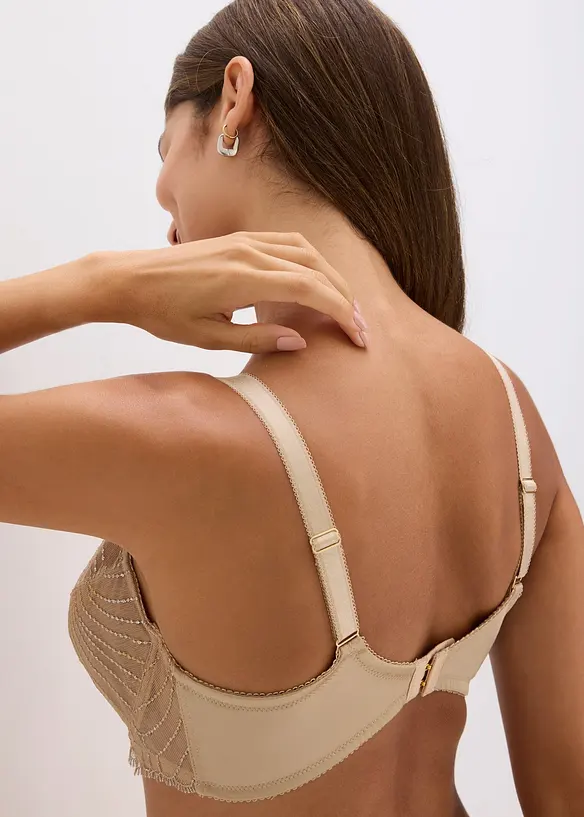 Minimizer-BH med broderi med glittergarn, bonprix