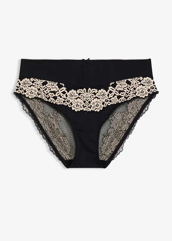 Maxitruse med delikate blonder, bonprix