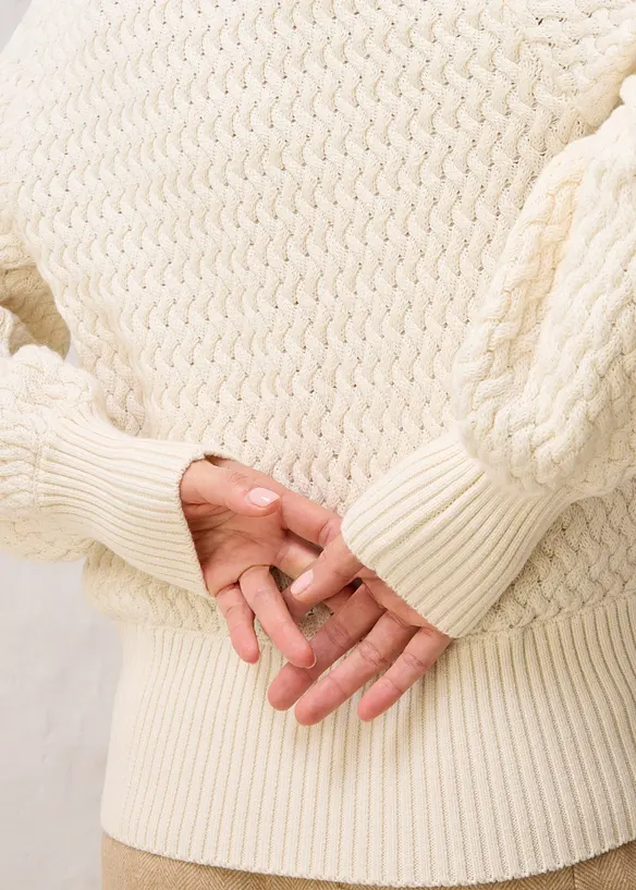 Pologenser med merinoull, bonprix