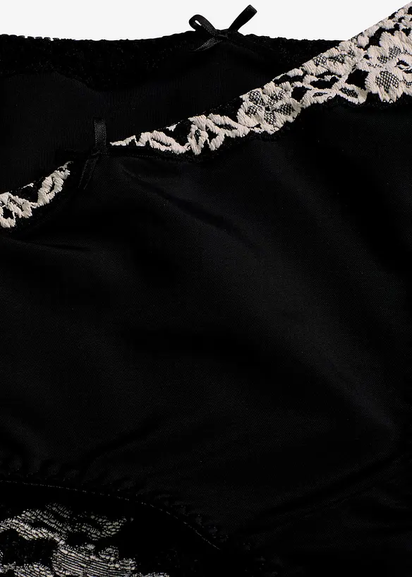 Truse med delikate blonder (2-pack), bonprix