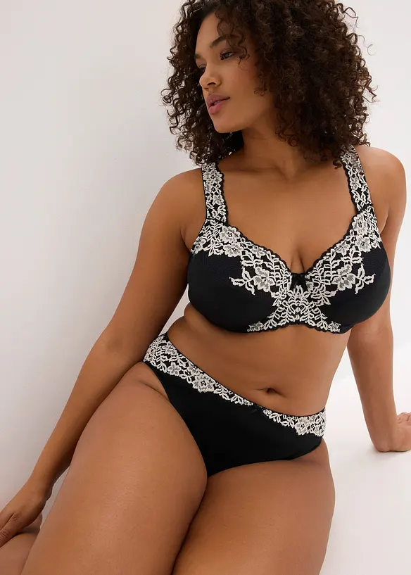 Truse med delikate blonder (2-pack), bonprix