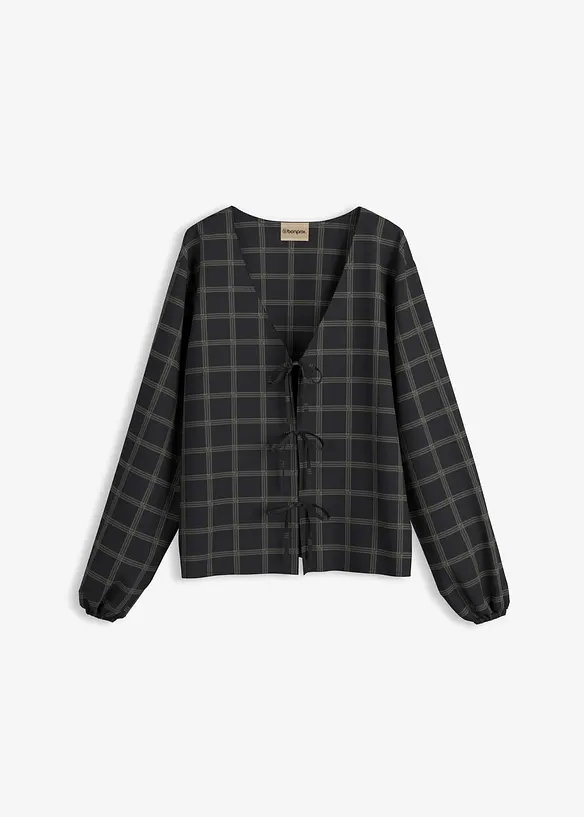 Vid bluse av  myk viskose, bonprix