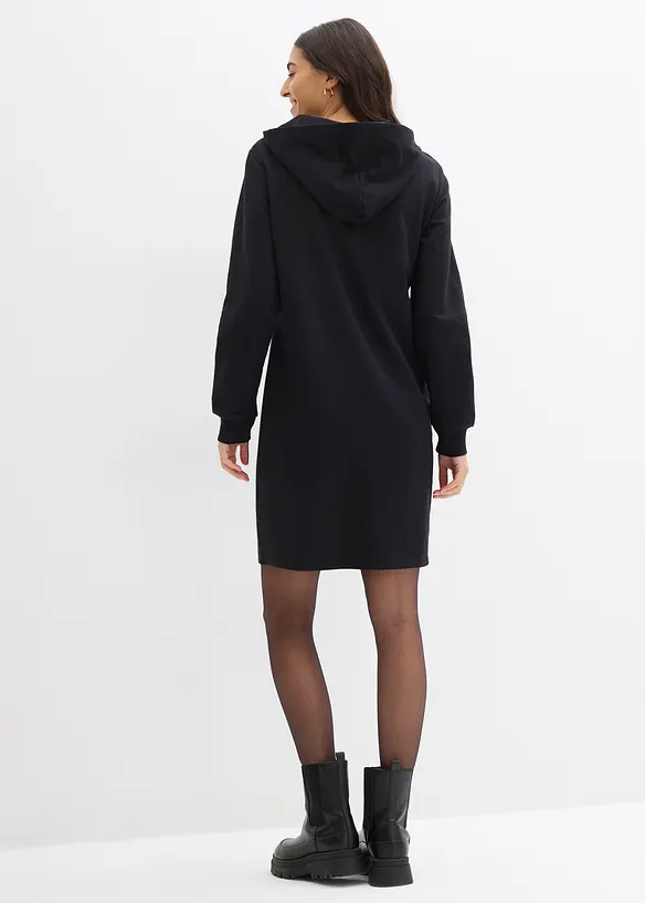 Sweatshirtkjole i bomullsmiks, bonprix