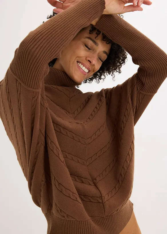 Høyhalset genser, bonprix