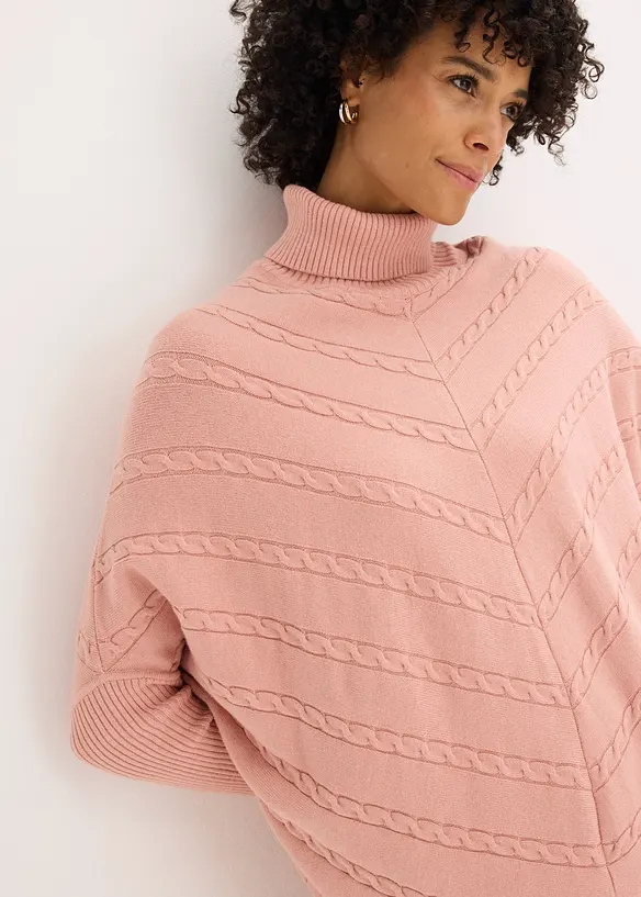 H&oslash;yhalset genser, bonprix