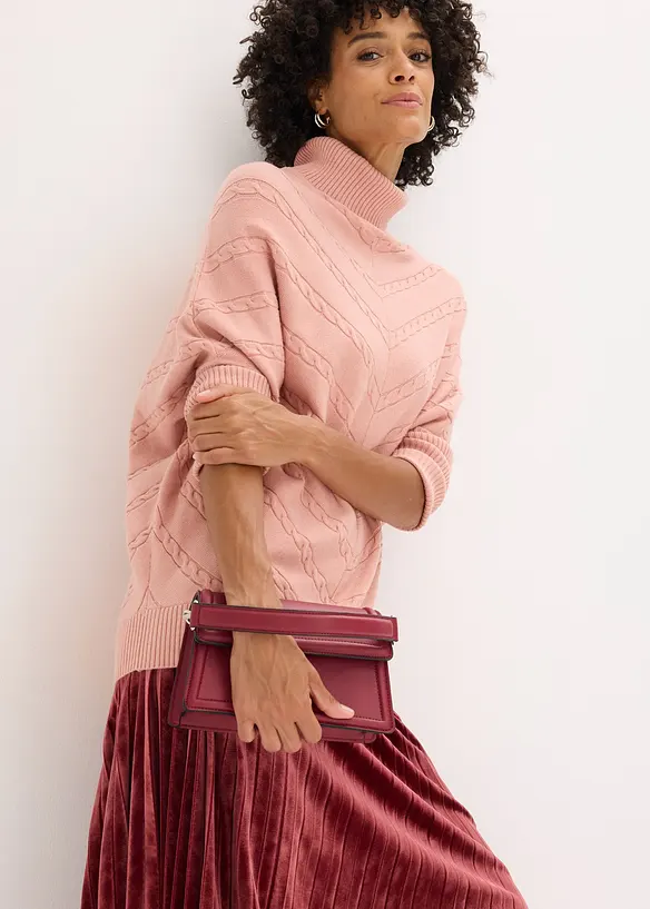 H&oslash;yhalset genser, bonprix