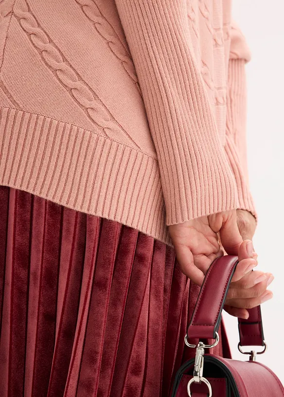 H&oslash;yhalset genser, bonprix