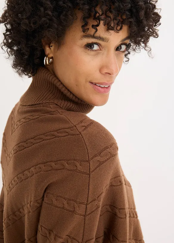 Høyhalset genser, bonprix