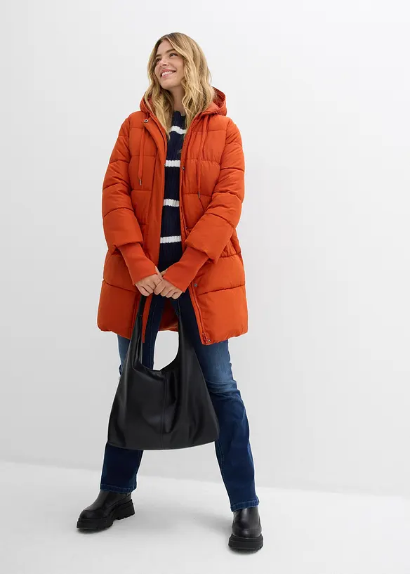 Vattert funksjons-kåpe  i vannavvisende materiale, bonprix