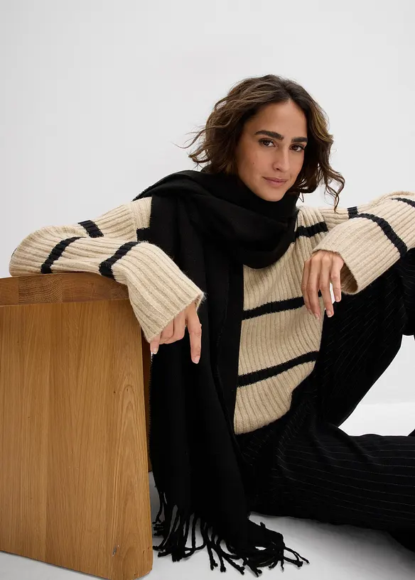 Stripet genser, bonprix