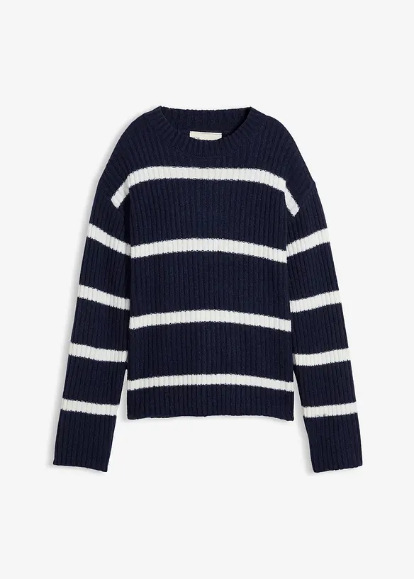 Stripet genser, bonprix