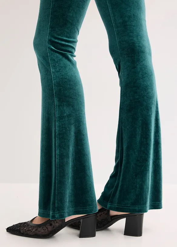 Leggings i myk fl&oslash;yel, bonprix